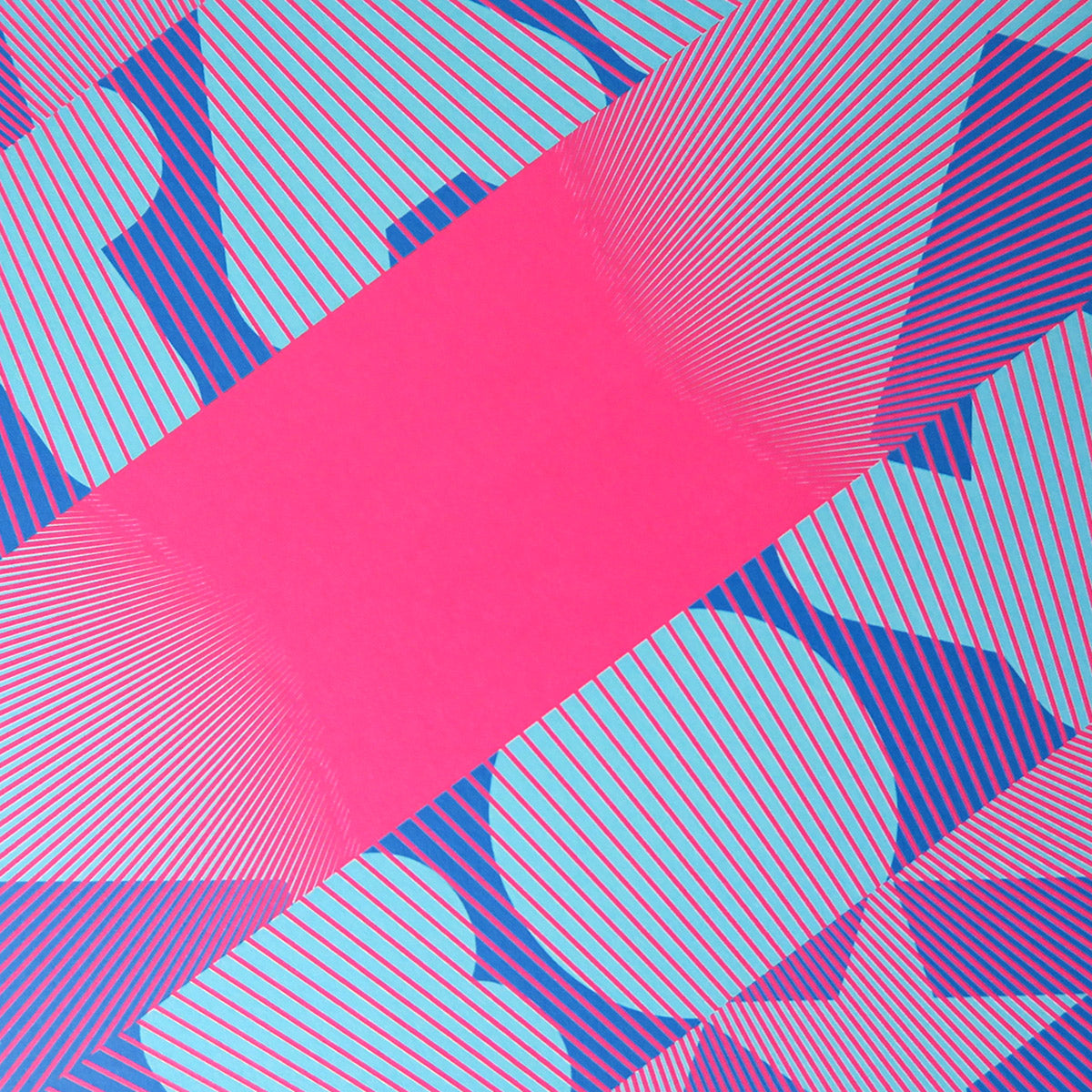 Star boy is a pop art print that was based on "The Weekend" song Star Boy. It's dark blue, sky blue, and magenta. It has lots of stars arranged around the words star boy.
